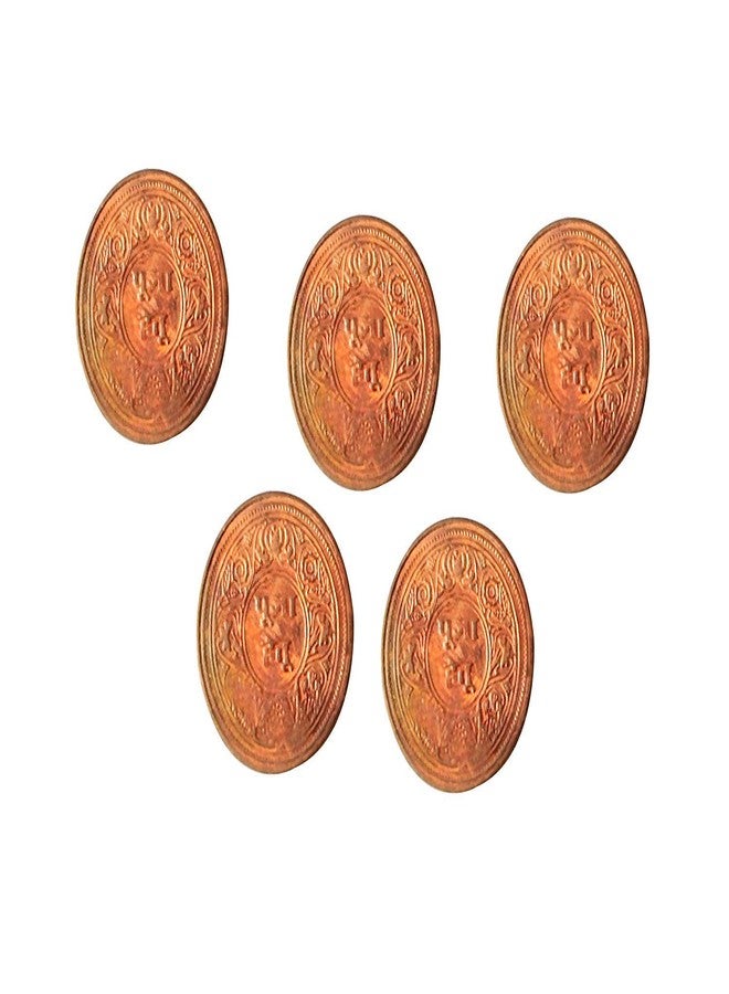 SoilMade 5 Copper Coin, Round Shape, Copper Made, Size Aprox 2cm and 25g, Pack of 5 Copper Coin in Box - Image 2